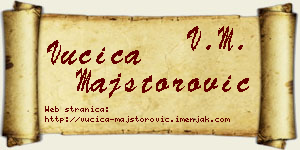 Vučica Majstorović vizit kartica